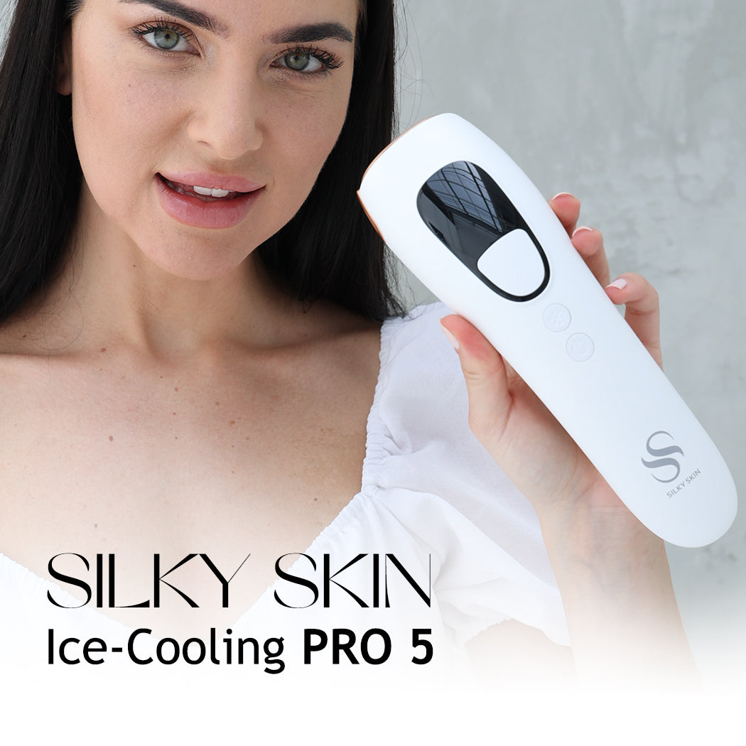 جهاز إزالة الشعر بالليزر المنزلي بتقنية الـ IPL مع تبريد ثلجي – 999 ألف ومضة – بدون ألم