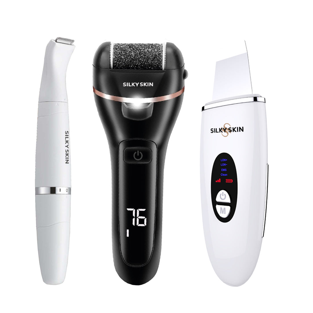 باقة العناية الشخصية - Personal Care Bundle - جهاز ازالة الشعر بالليزر المنزلي سيلكي سكن - Hair removal laser home use Silky Skin